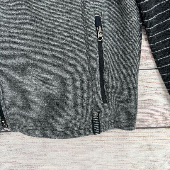 prAna Rohan Wool Full Zip Sweater Jacket Men's Size XXL Gray/Black - Picture 6 of 13